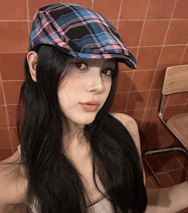 Plaid Flat Cap