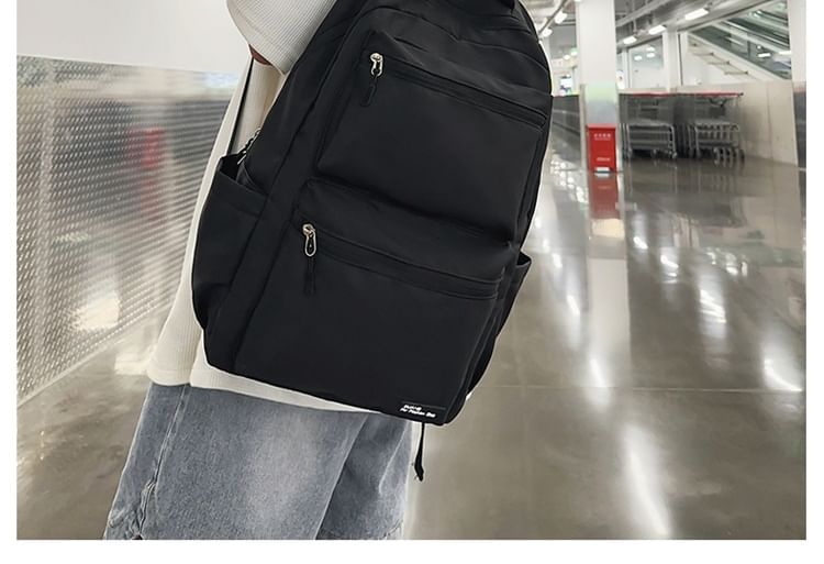 Backpack Applique Multi-Pocket