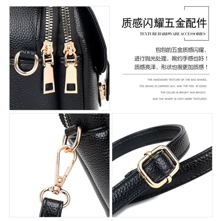 Flap Bag Leather Crossbody Faux