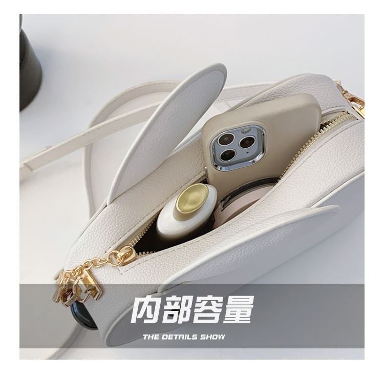 Bag Crossbody Leather Rabbit Faux