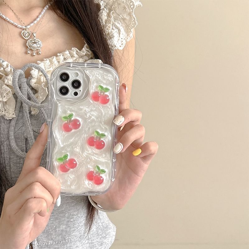 Phone Cherry Heart Case Mirrored /