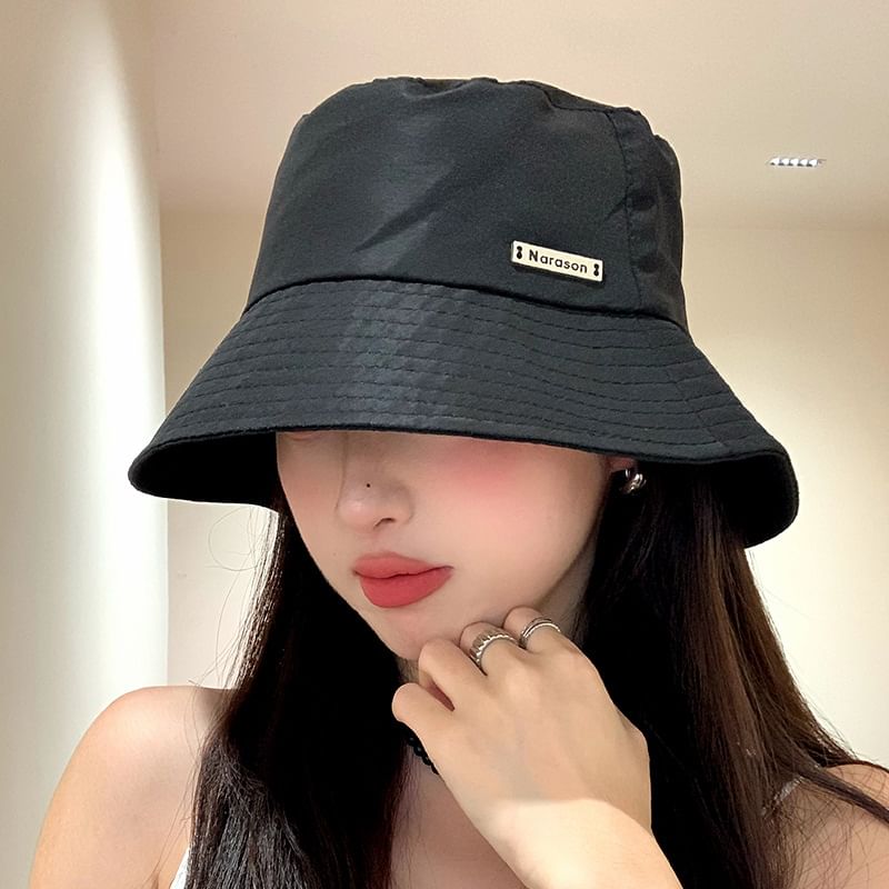 Bucket Metal Plate Hat