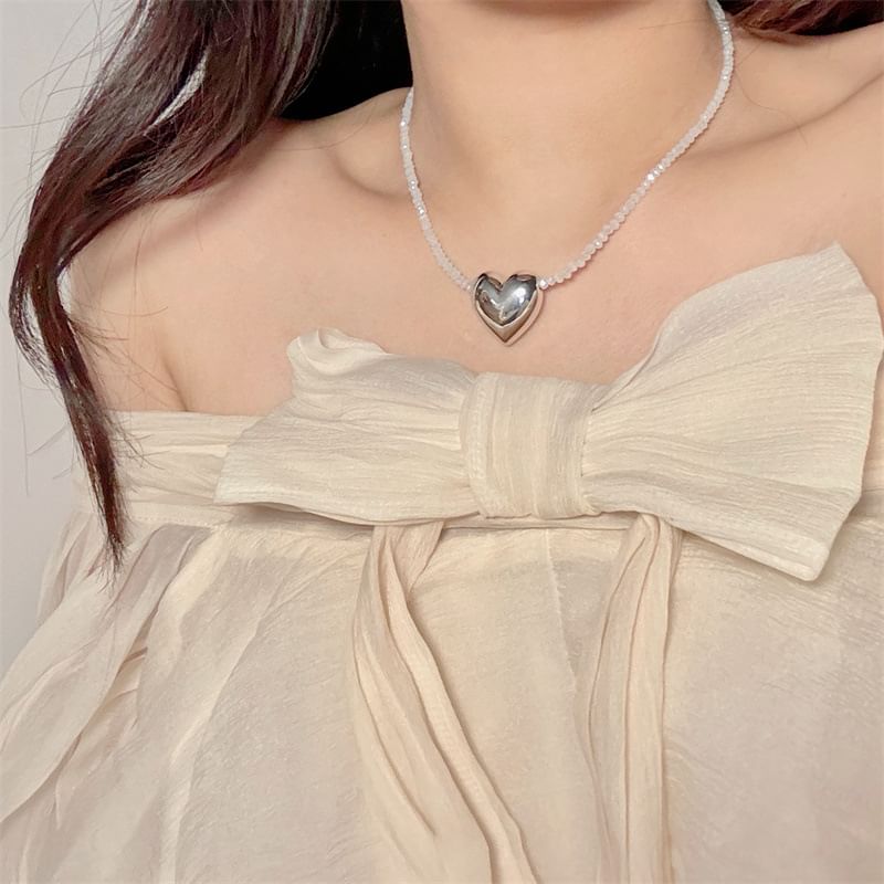 Heart Beaded Necklace