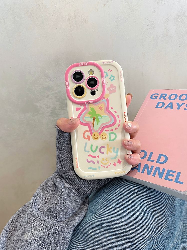 Set Case Smiley Strap Phone Star /