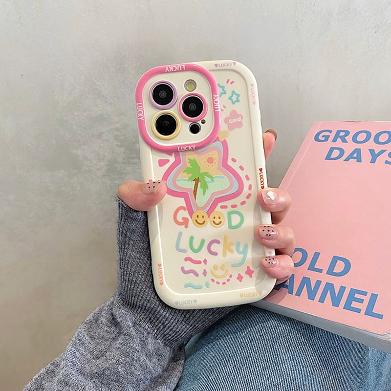 Set Case Smiley Strap Phone Star /