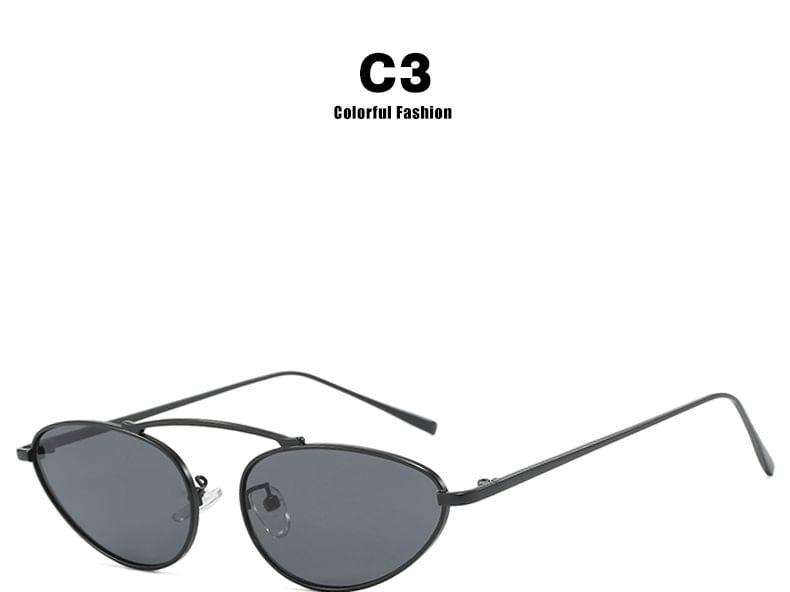 Sunglasses Cat Metal Frame Eye
