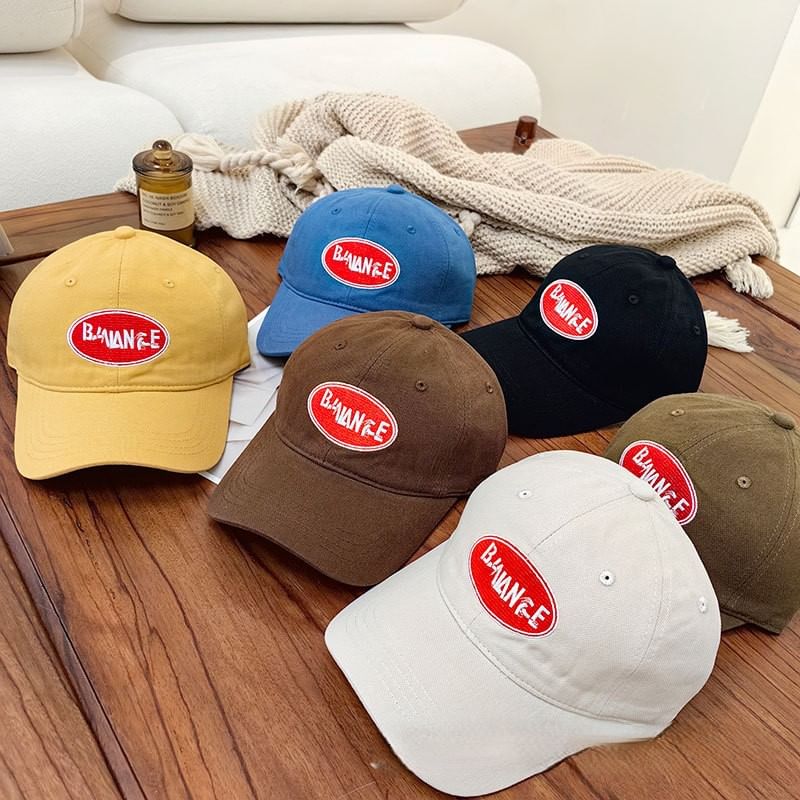 Baseball Applique Cap Lettering