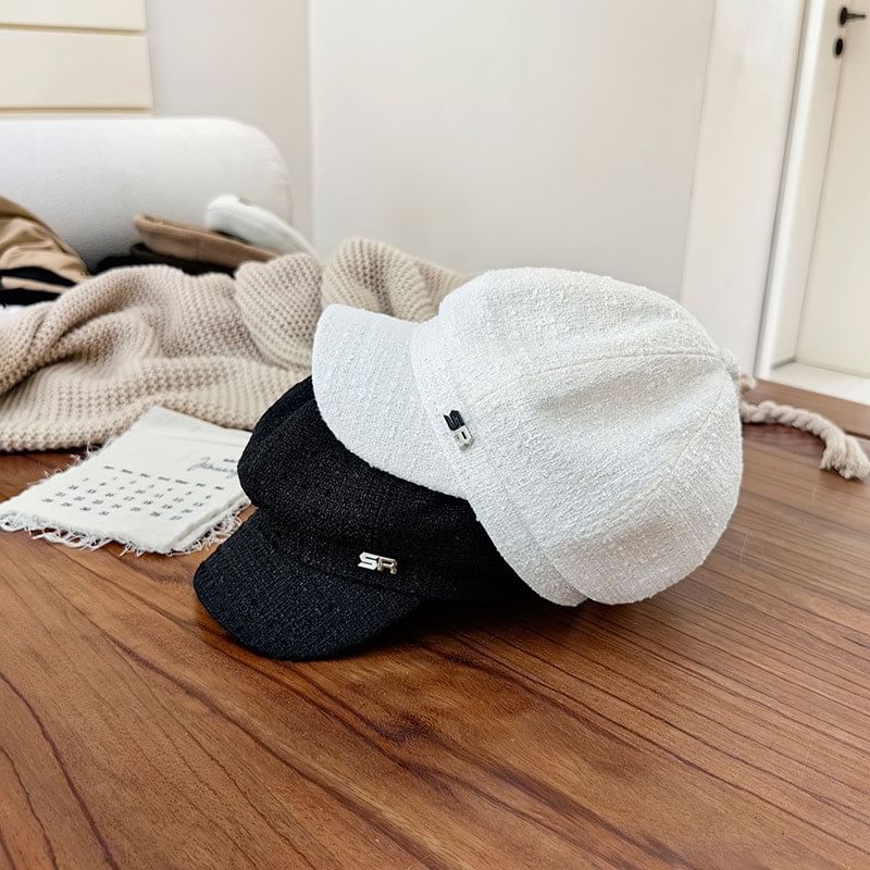 Newsboy Metal Cap Lettering