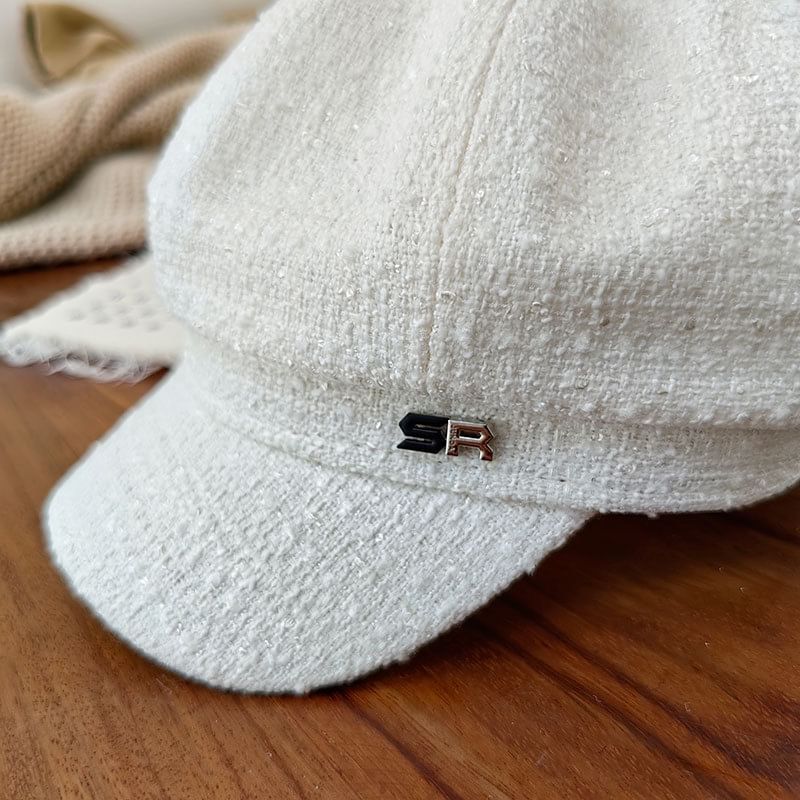 Newsboy Metal Cap Lettering