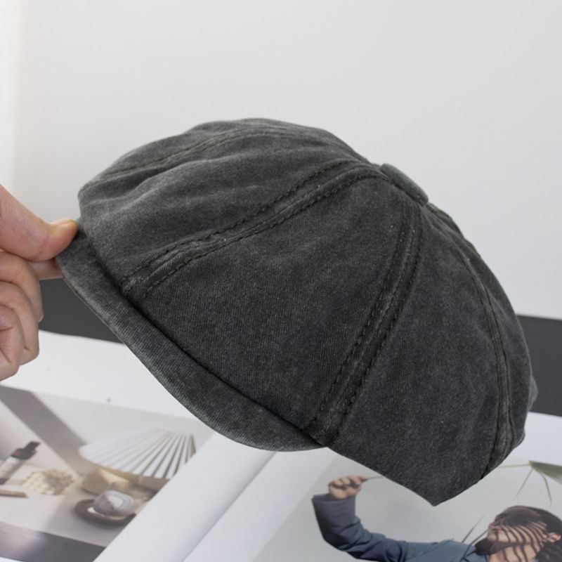 Newsboy Cotton Vintage Washed Cap