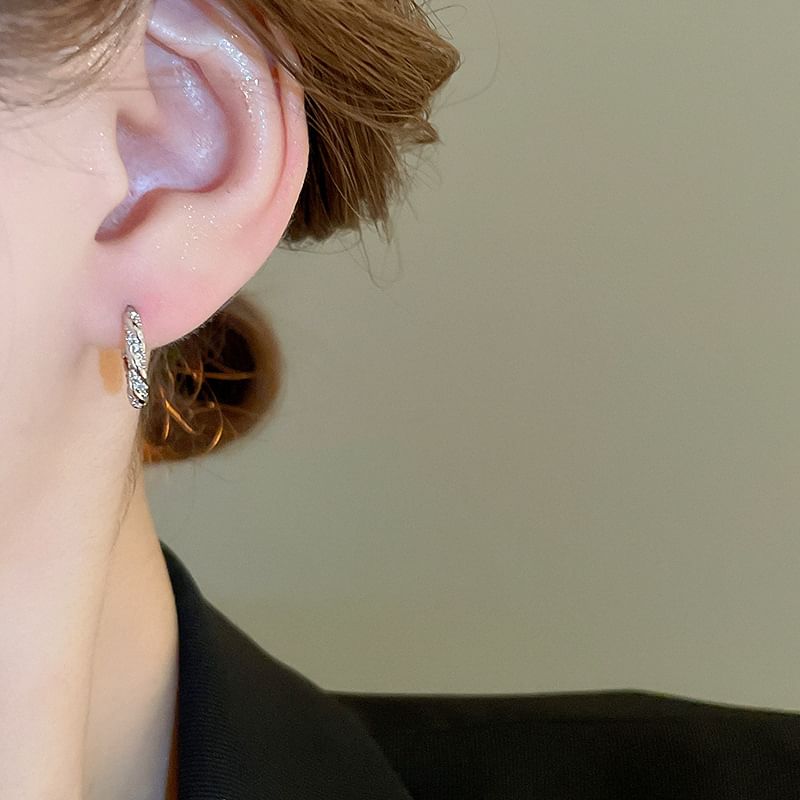 Rhinestone Earring Huggie