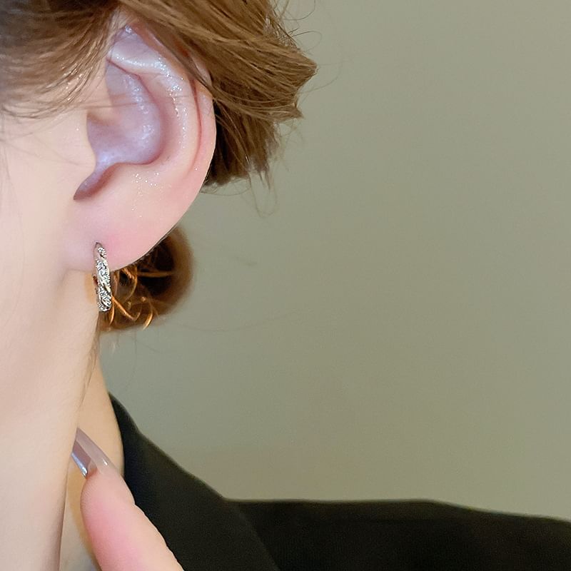 Rhinestone Earring Huggie