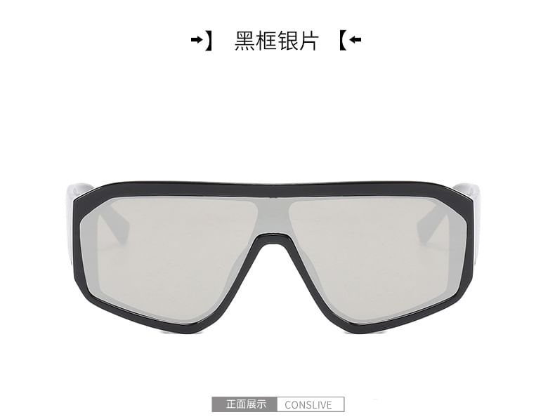 Frame Futuristic Square Y3K Sunglasses
