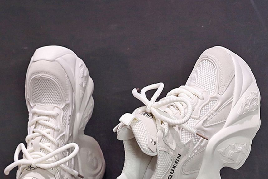 Sneakers Lace Platform Up