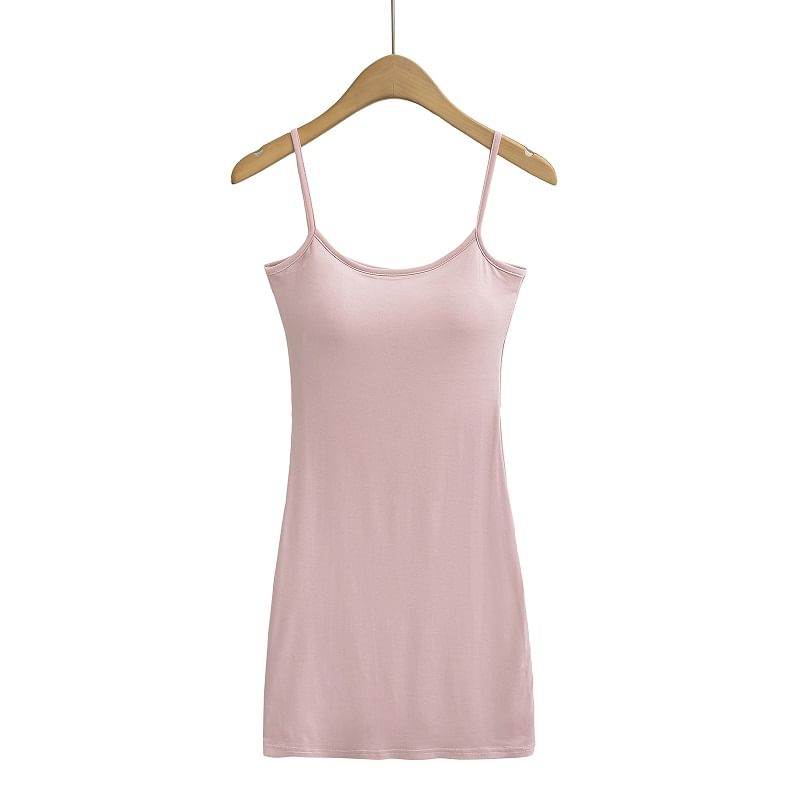 Thin Strap Padded Mini Bodycon Dress