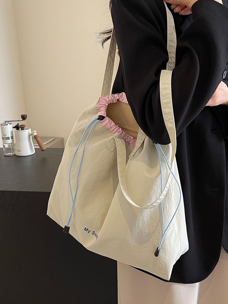 Lettering Bag Tote Canvas