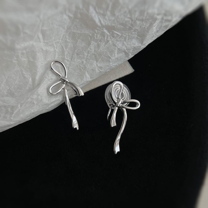 Bow Earring On Clip