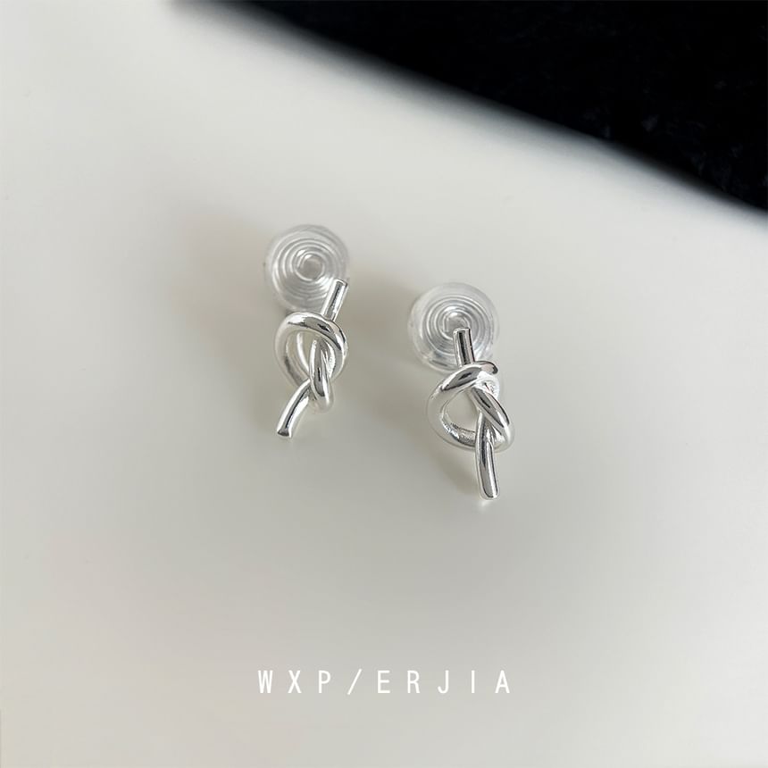 Clip On Knotted Earring