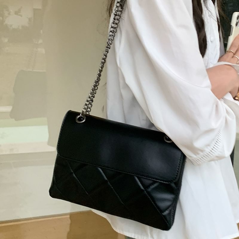 Bag Chain Shoulder Flap Quilted