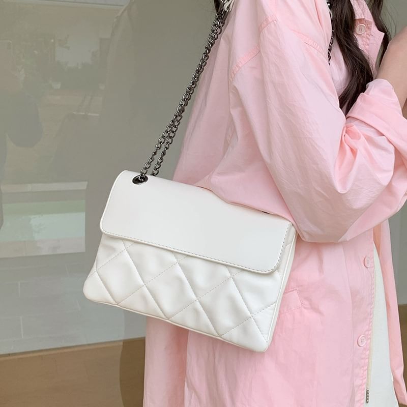 Bag Chain Shoulder Flap Quilted