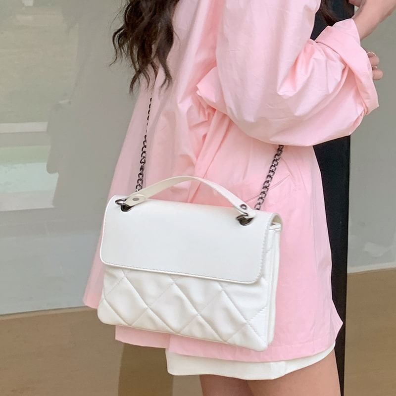 Bag Chain Shoulder Flap Quilted