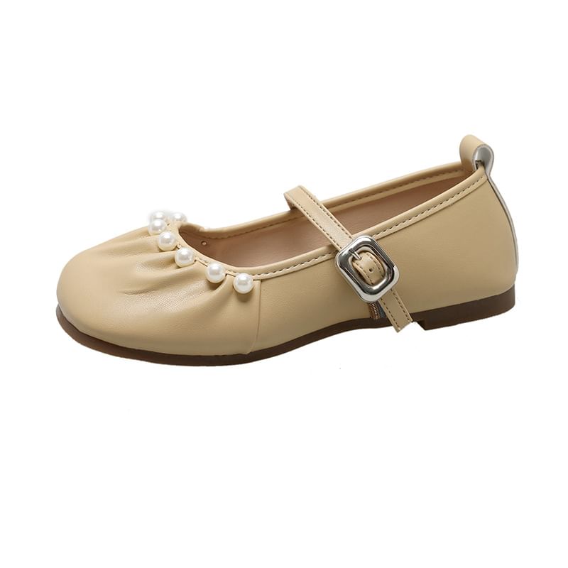 Pearl Faux Jane Mary Flats