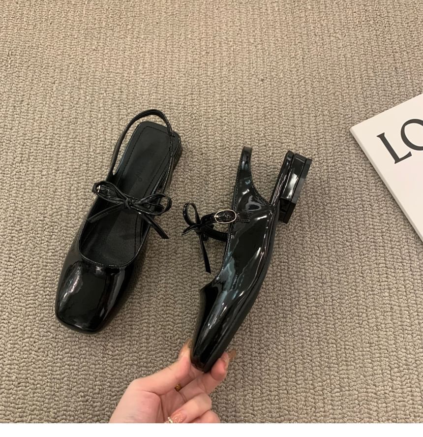 Bow Slingback Sandals