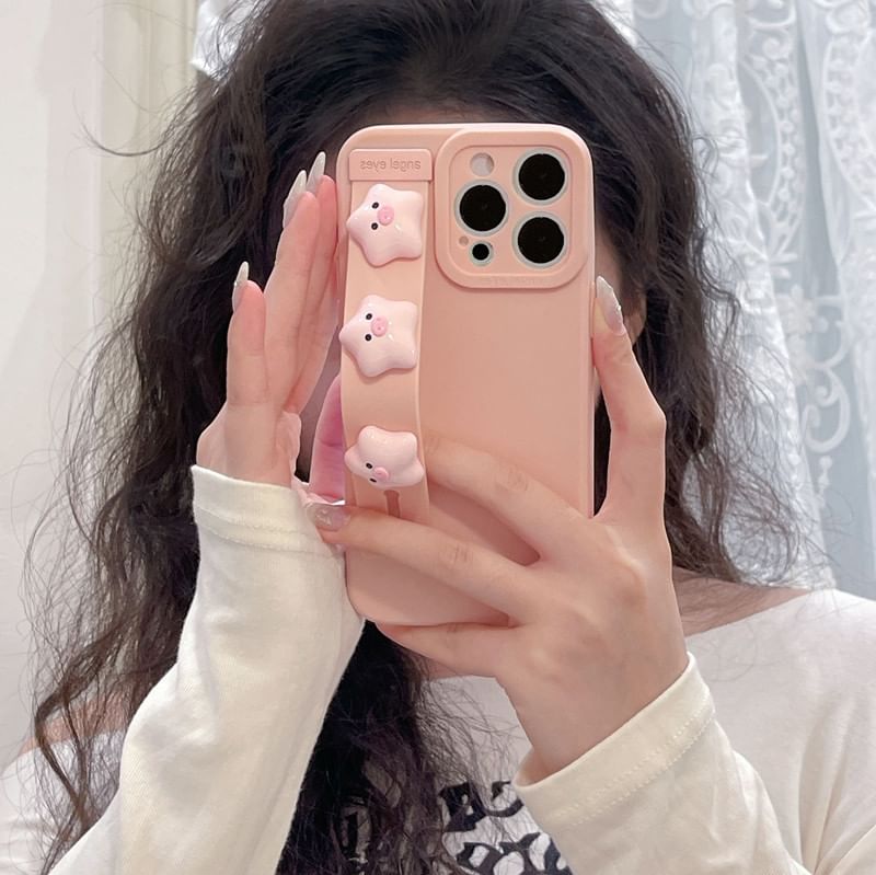 Phone Case Pig Strap