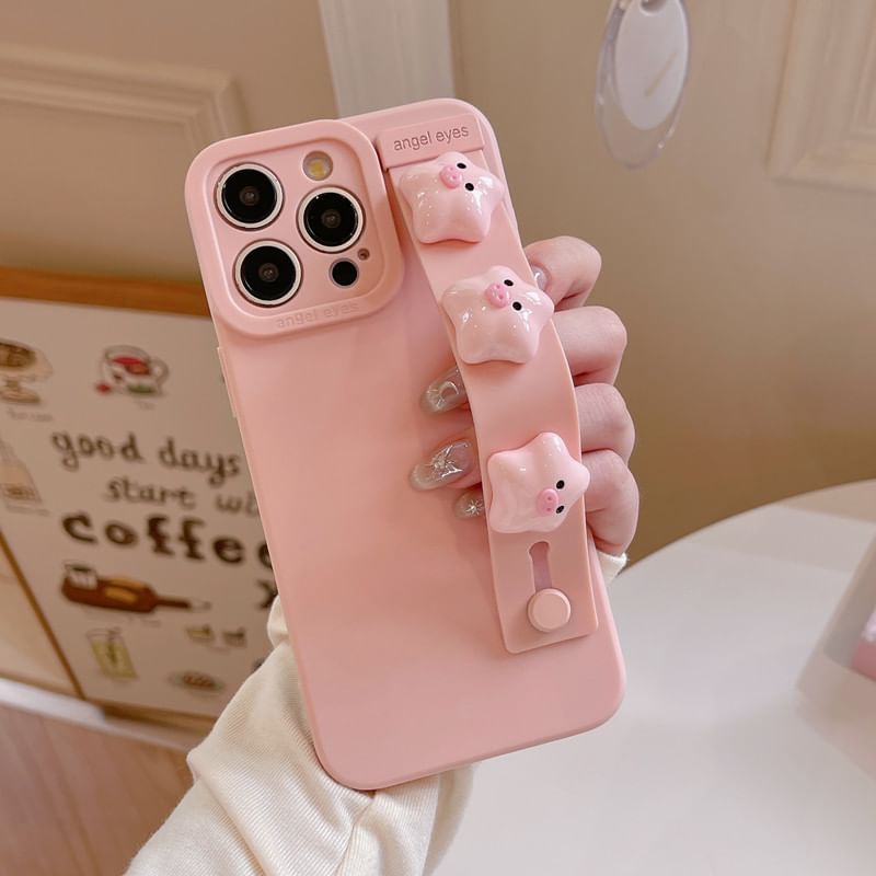 Phone Case Pig Strap