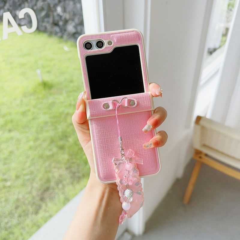 Charm Plain Ribbon Phone Case