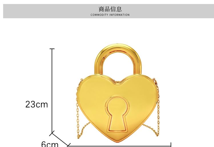 Bag Chain Heart Crossbody Strap