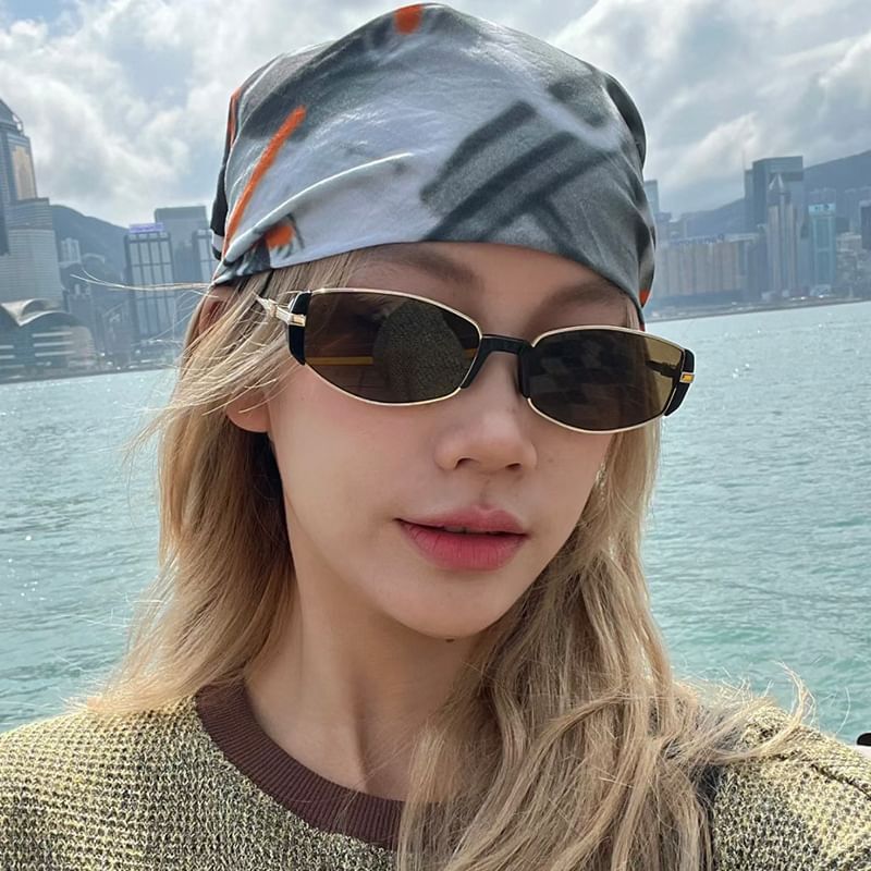Frame Metal Sunglasses