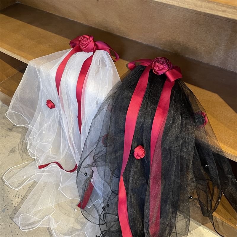 Mesh Ribbon Hair Tie