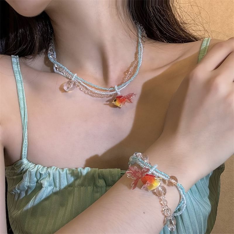 Goldfish Necklace / Bracelet