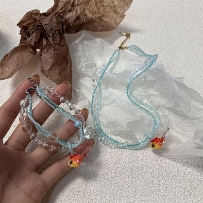 Goldfish Necklace / Bracelet