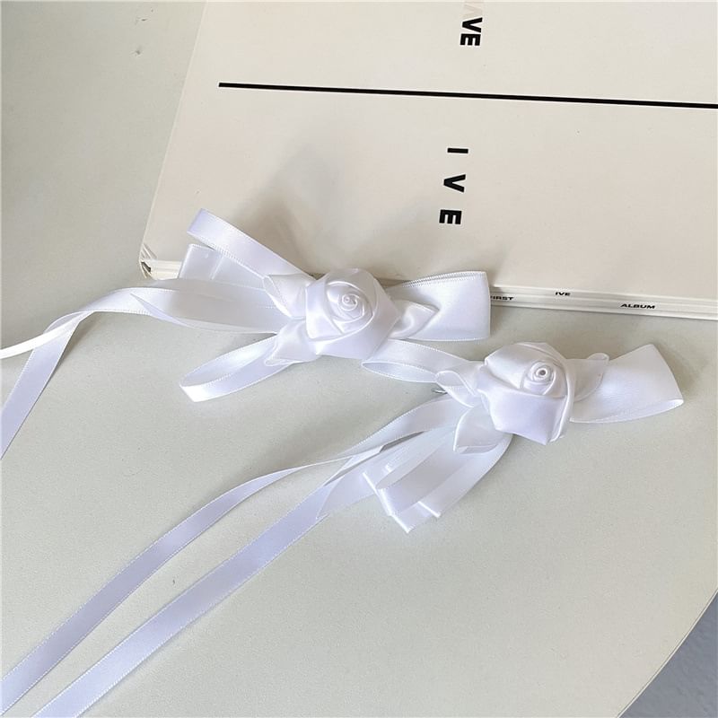 Clip Floral Hair Plain