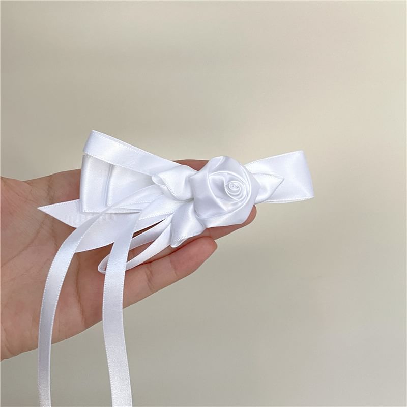 Clip Floral Hair Plain