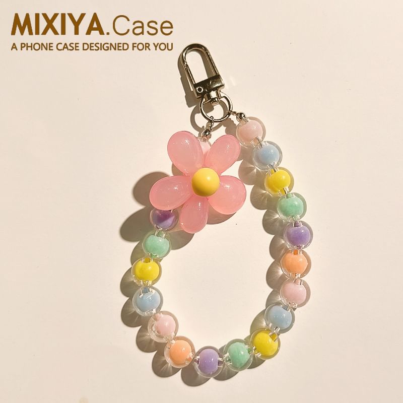 Bead Bag Charm Keyring (Various Designs)