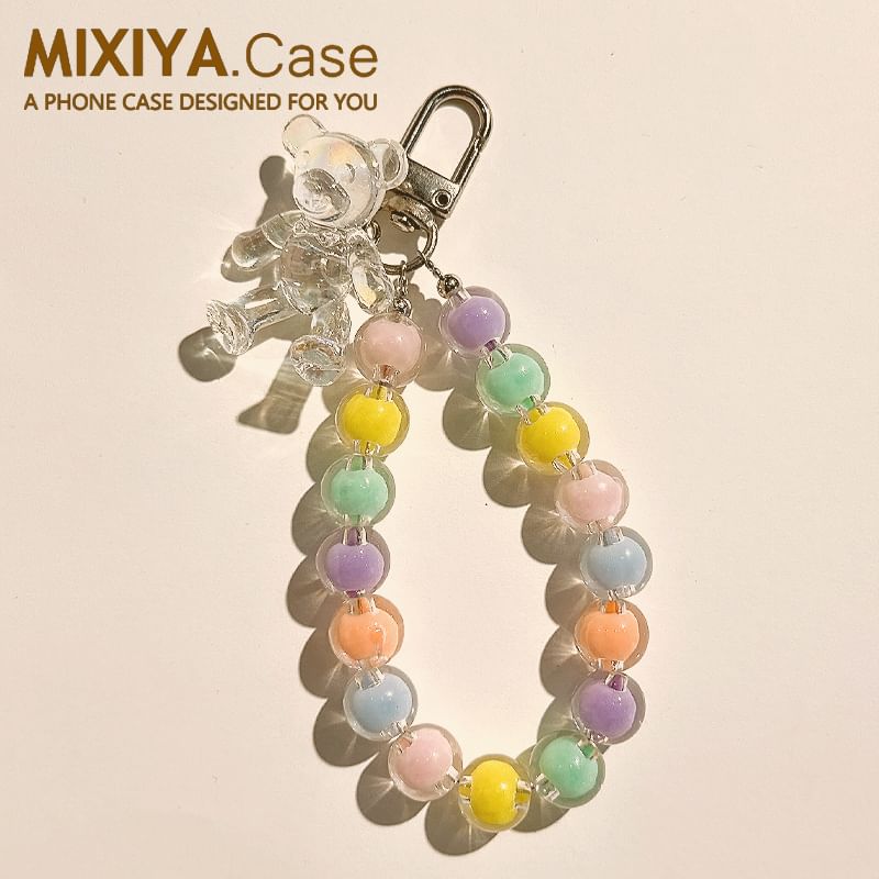 Bead Bag Charm Keyring (Various Designs)