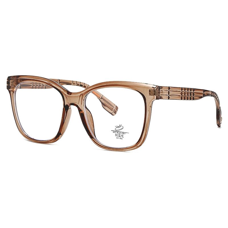 Glasses Blocking Light Blue Frame Square