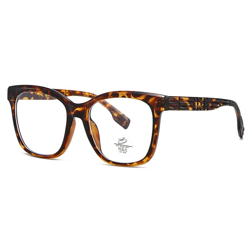 Glasses Blocking Light Blue Frame Square