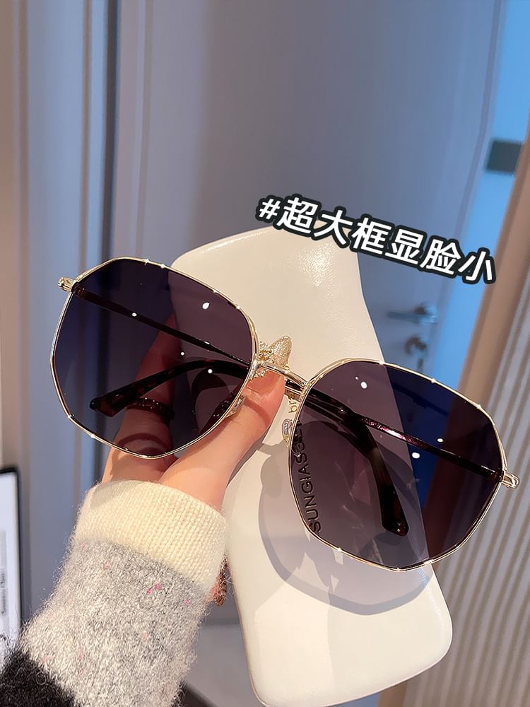 Hexagon Frame Sunglasses