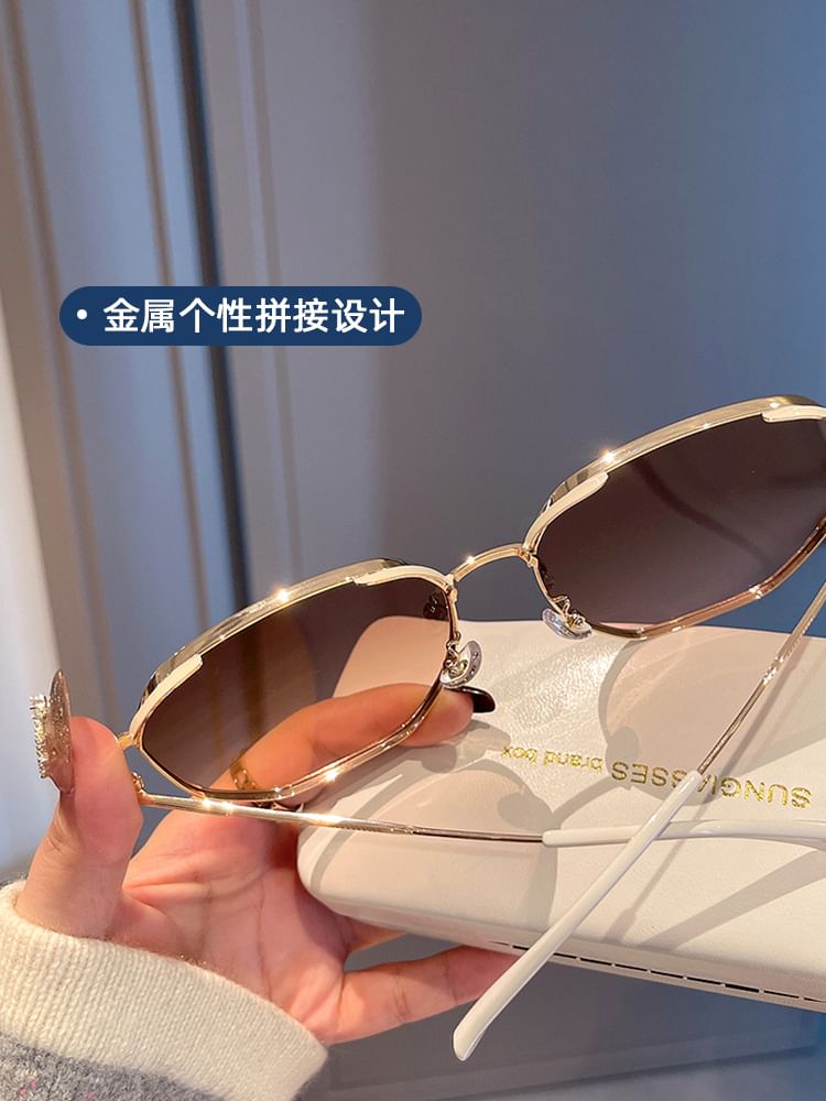 Hexagon Frame Sunglasses