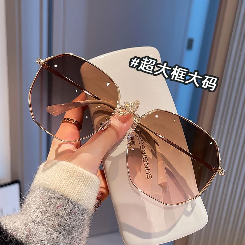 Hexagon Frame Sunglasses