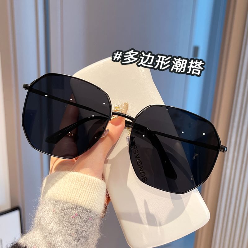 Hexagon Frame Sunglasses