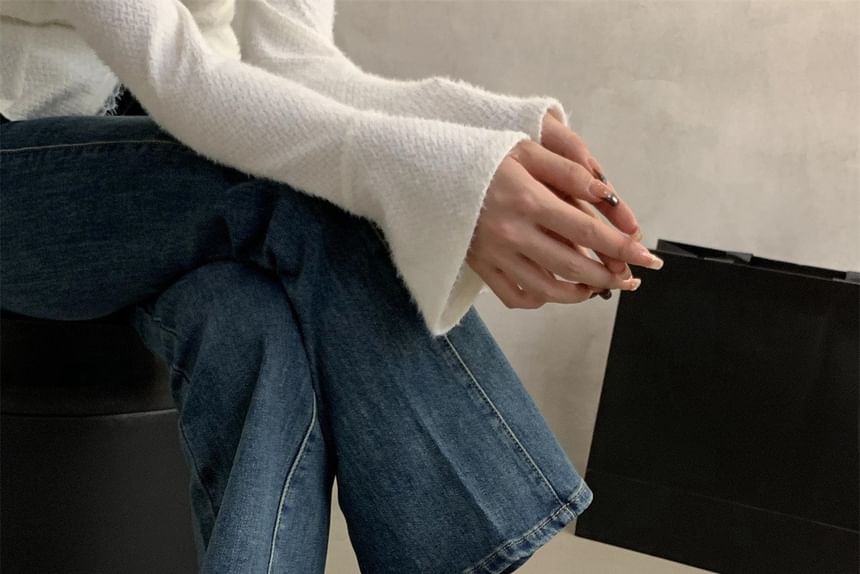 Jane Chunky Shoes Heel Mary Square-Toe