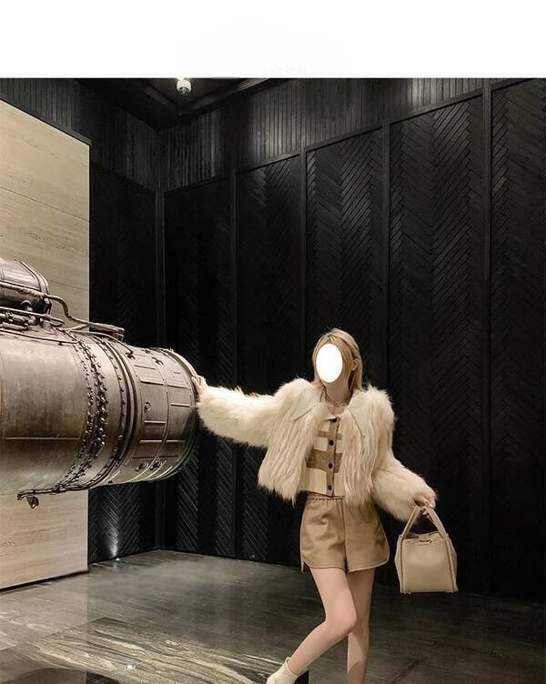 Square-Toe Boots Heel Chunky Buckled Short