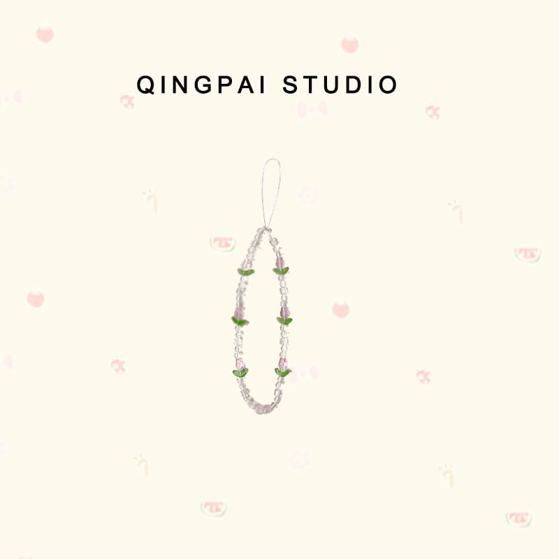 Bead Acrylic Phone Strap (Various Designs)