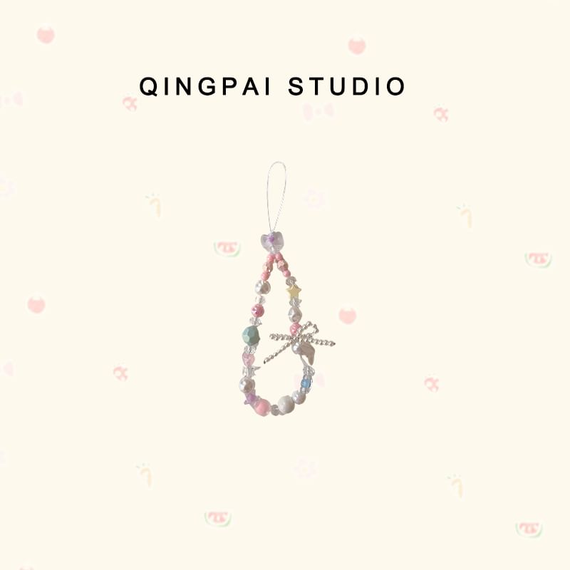 Bead Acrylic Phone Strap (Various Designs)