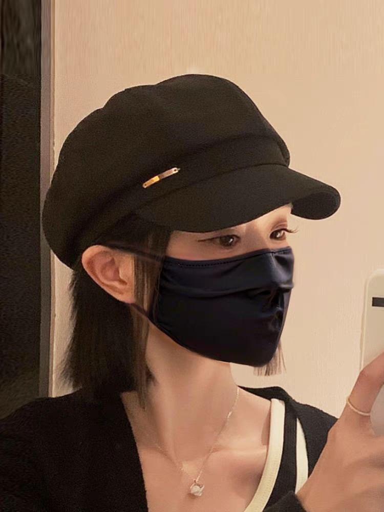 Wool Cap Newsboy Plain